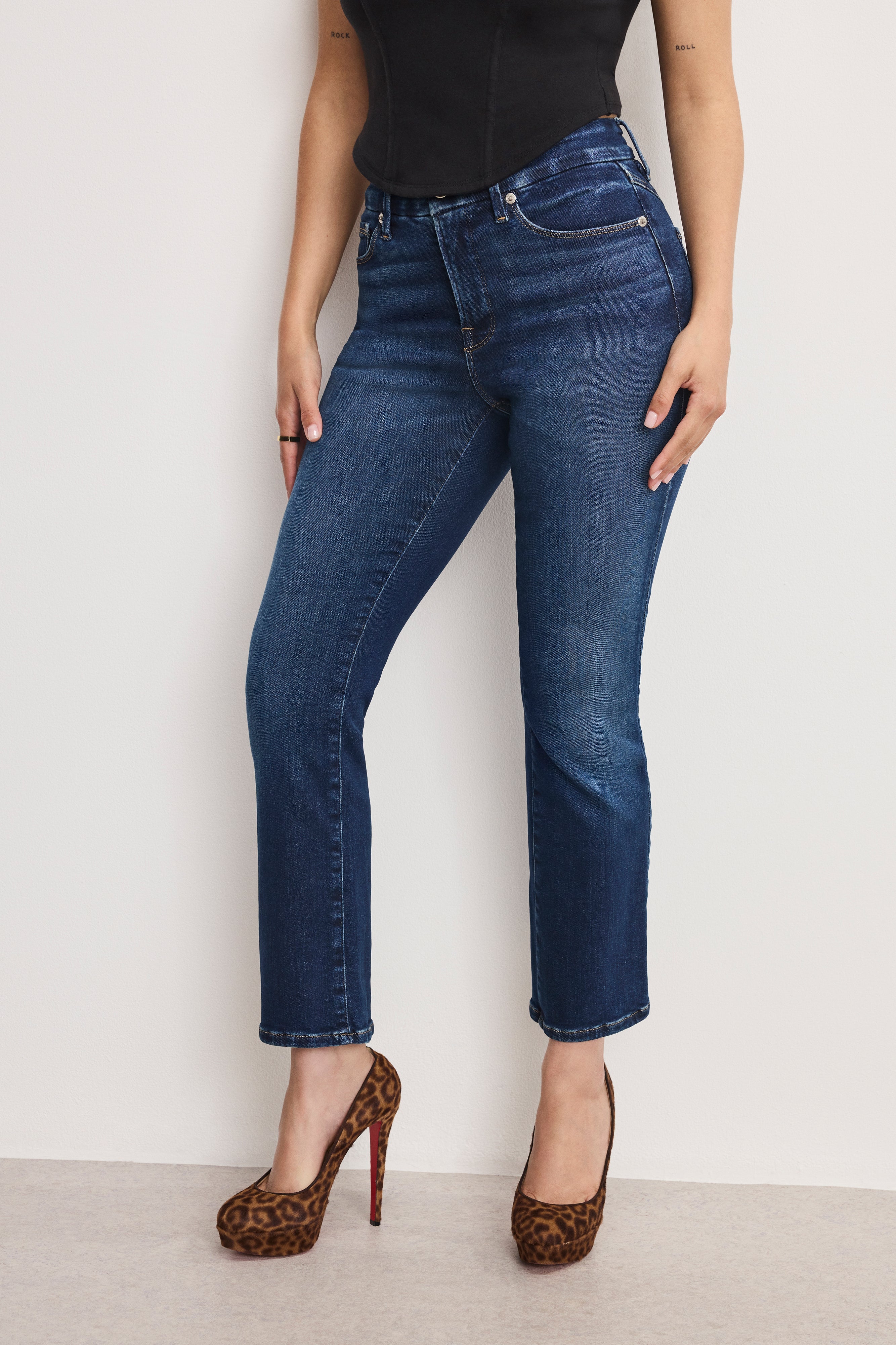 DOLLY JOLEANS PETITE STRAIGHT JEANS | INDIGO1080