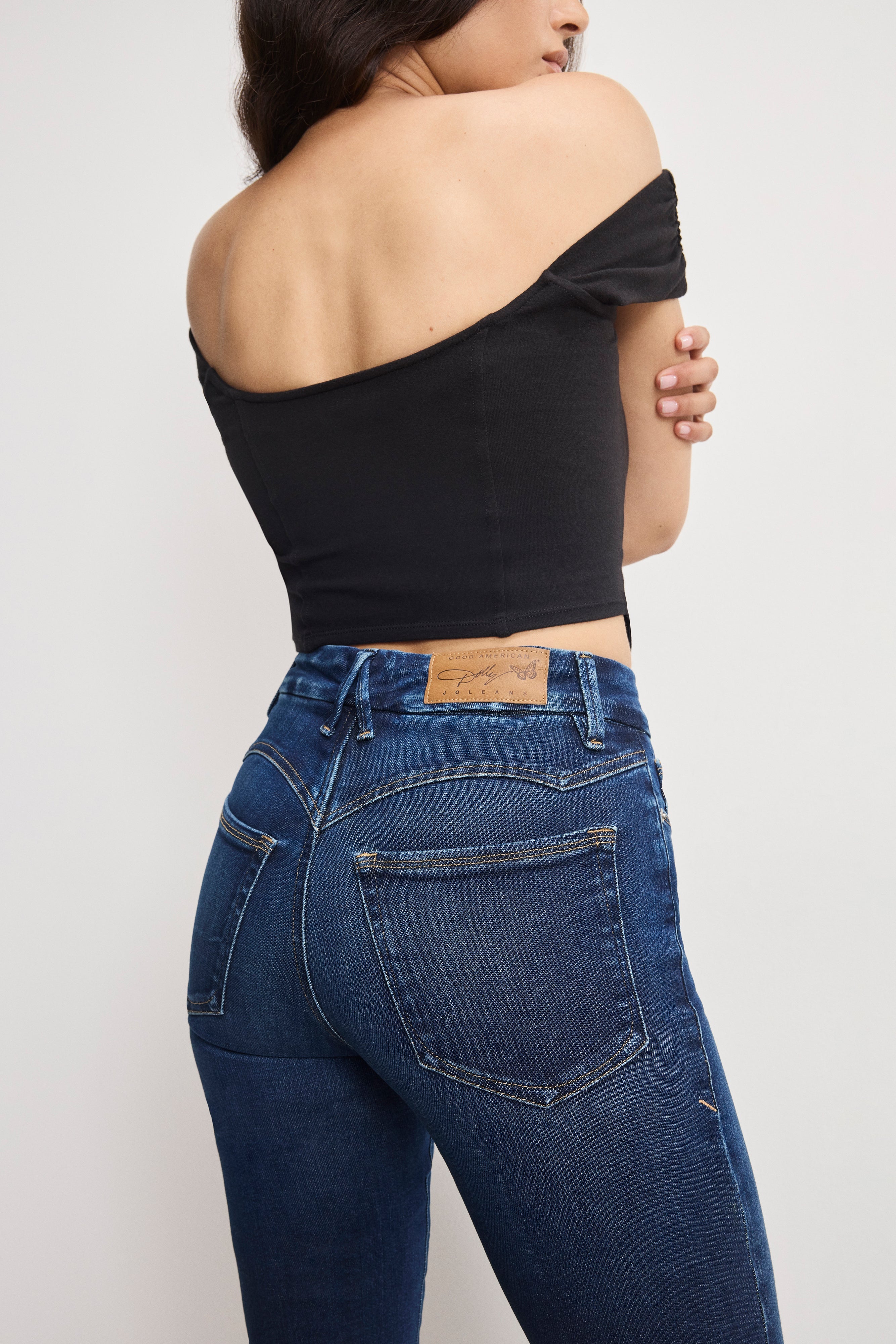 DOLLY JOLEANS PETITE STRAIGHT JEANS | INDIGO1080