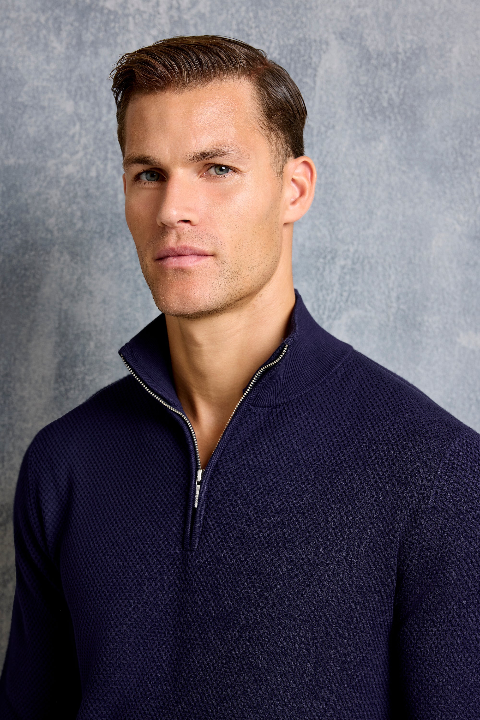 THE FABIO QUARTER ZIP SWEATER