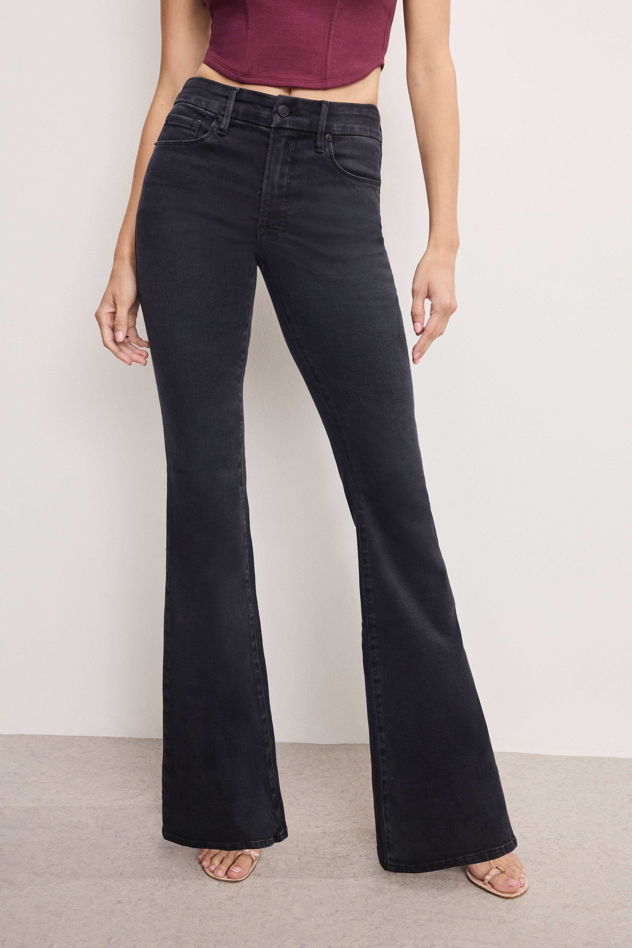 DOLLY JOLEANS FLARE JEANS | BLACK391